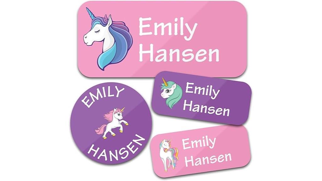 custom kids daycare label set