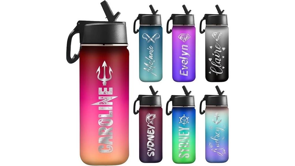 custom name insulated bottle