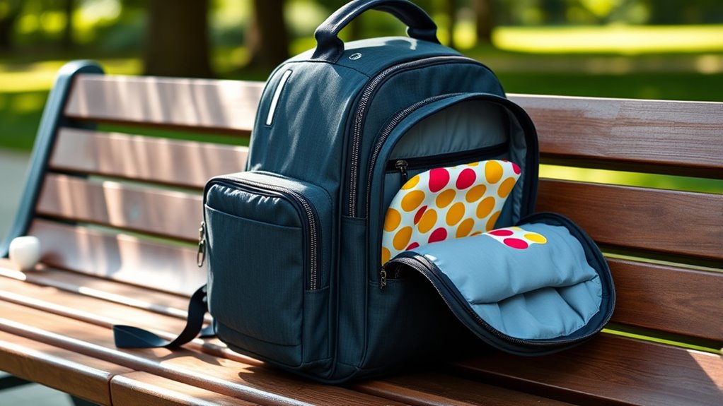 diaper organizer with usb