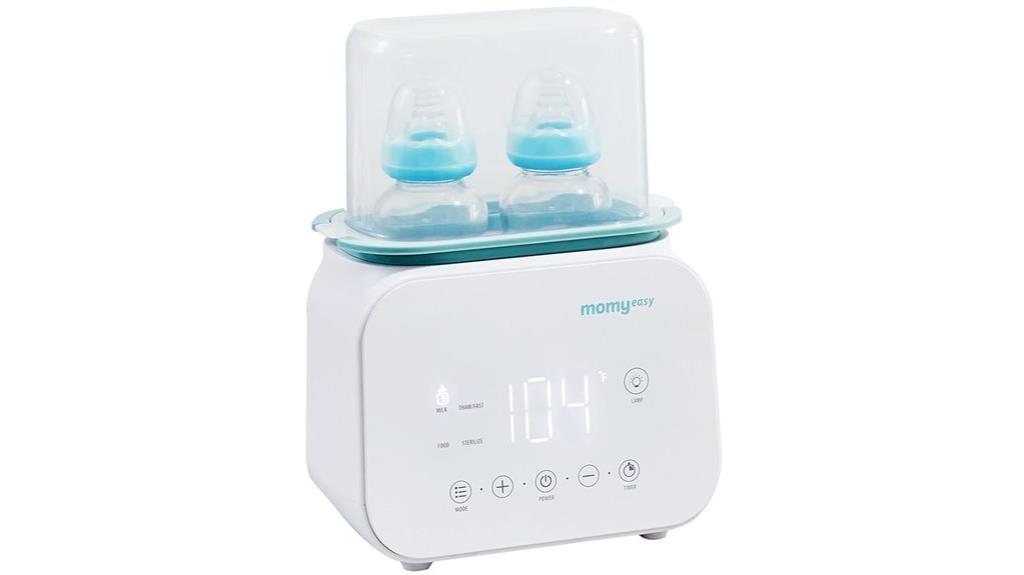 digital bottle warmer features