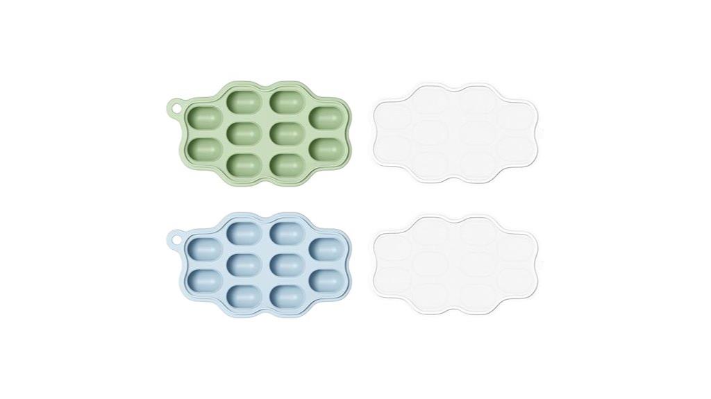 double tray with lid