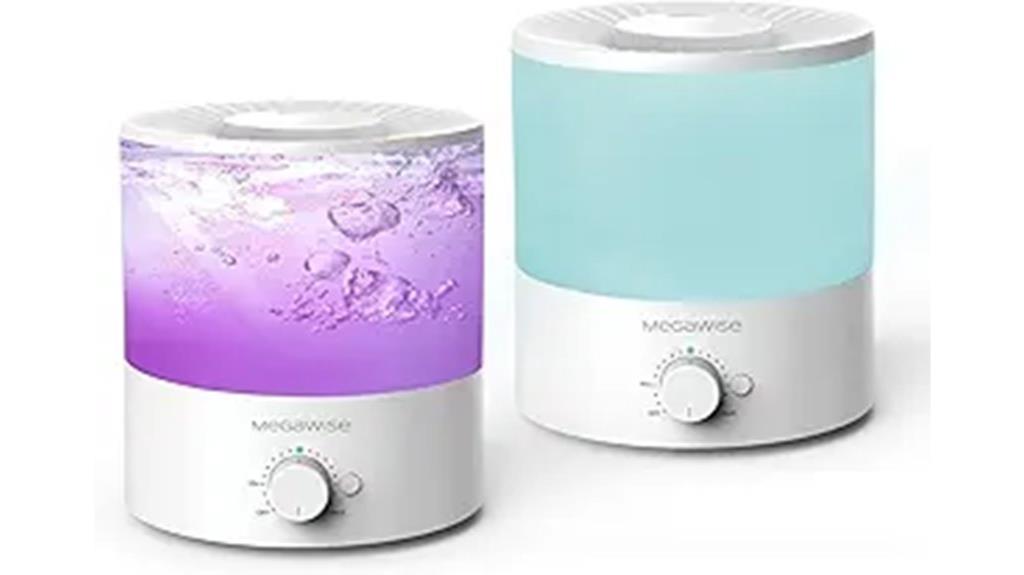 dual pack cool mist humidifiers