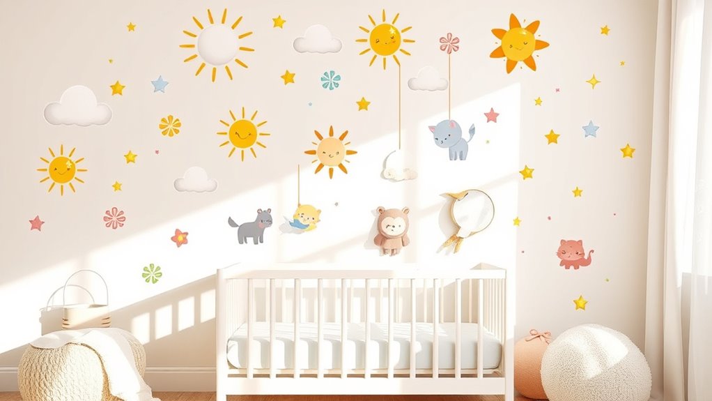 easy to change nursery decals