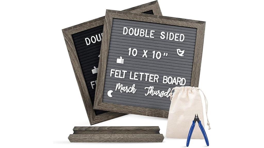 felt letter board announcement
