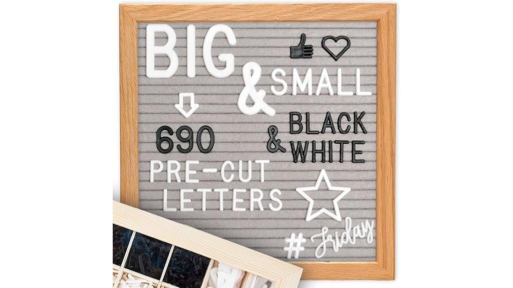 felt letter board sign