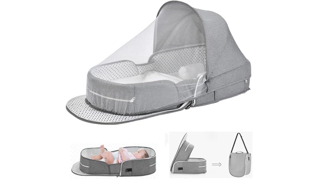 foldable baby travel crib
