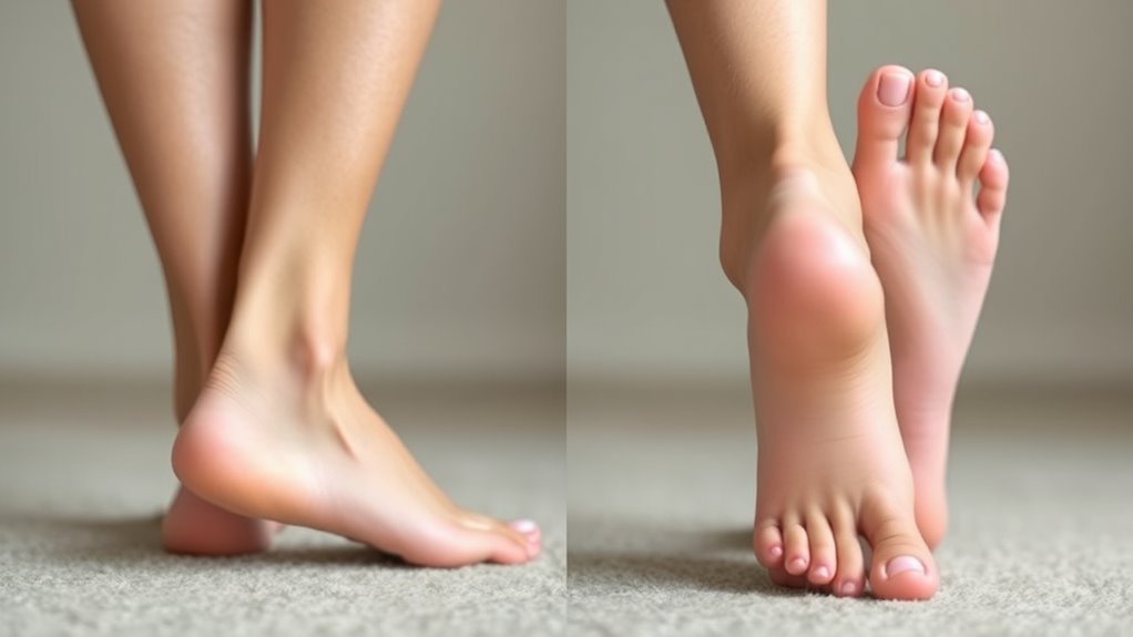 foot size and shape changes
