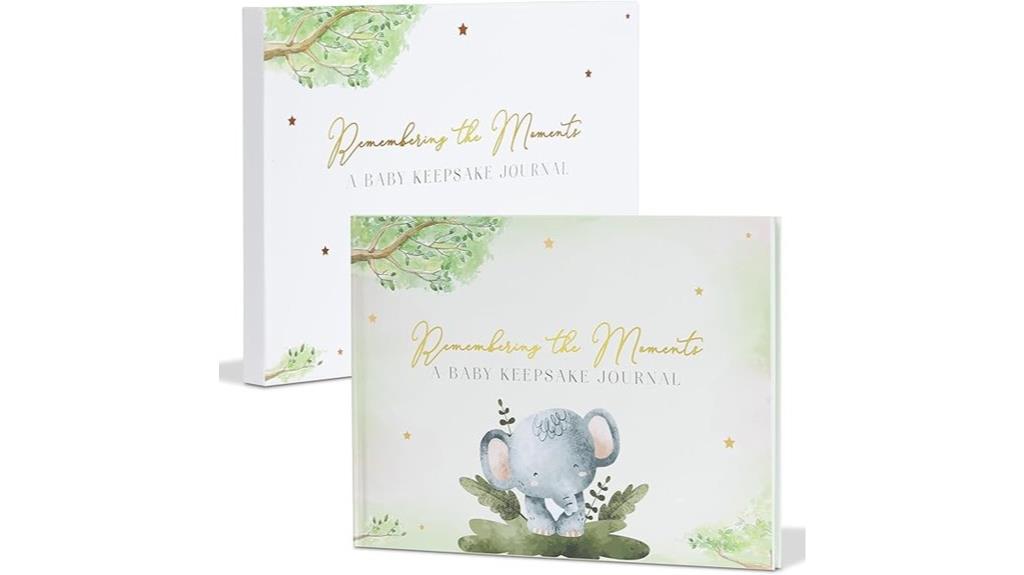 gender neutral baby keepsake journal