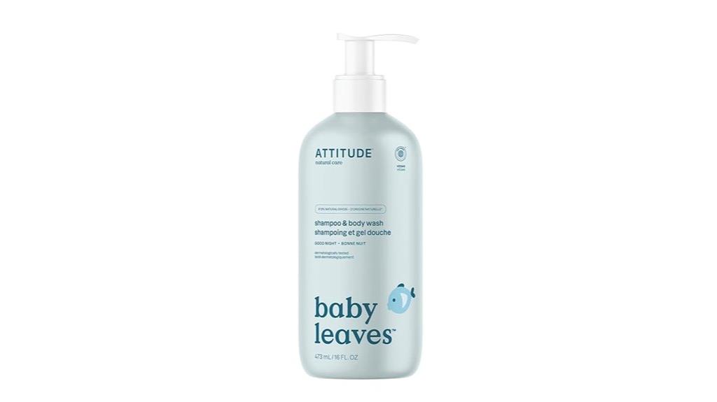 gentle baby shampoo and wash