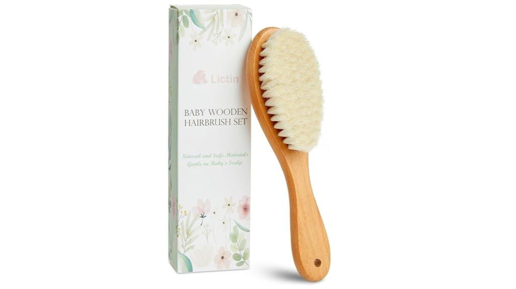 gentle goat hair brush