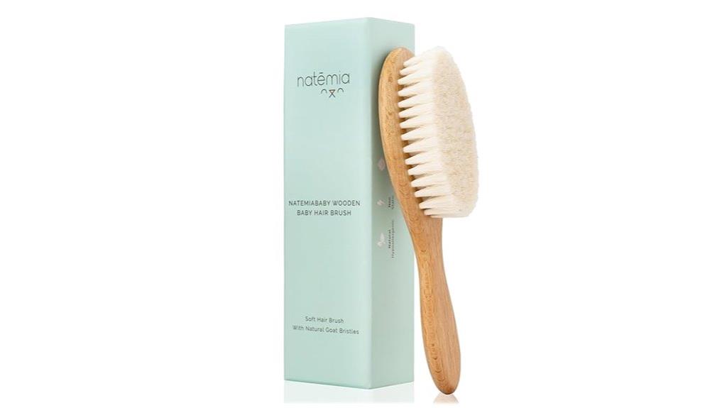 gentle infant hairbrush design