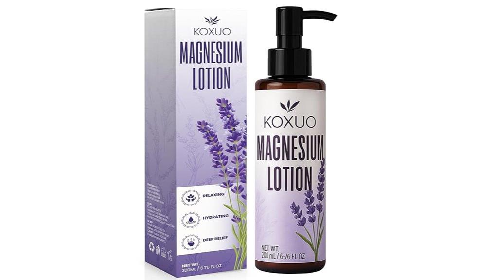 gentle magnesium lotion sleep
