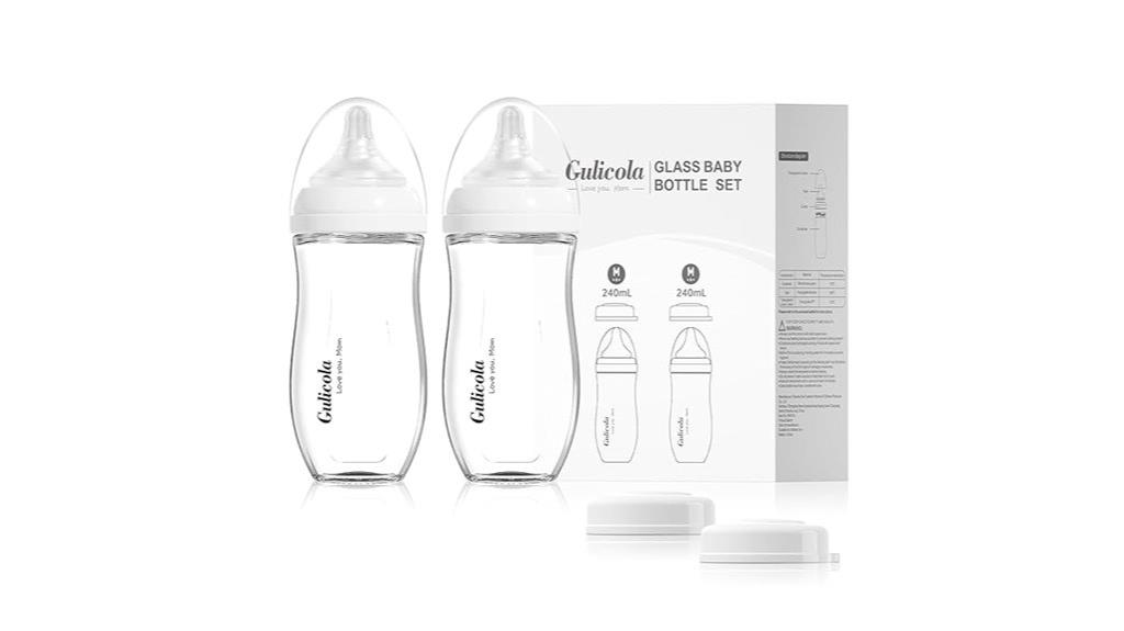 glass bottle for breastfeeding