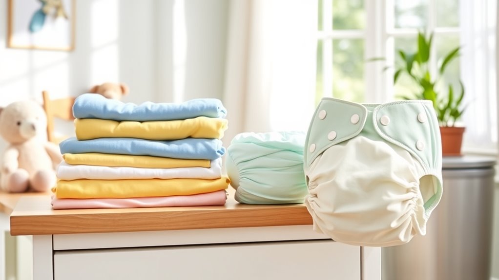 gradually adopt reusable diapers