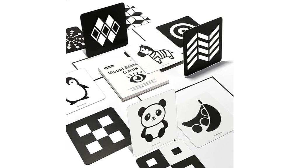 high contrast baby flashcards