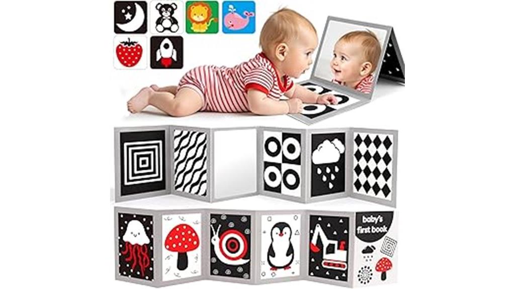 high contrast tummy time tools
