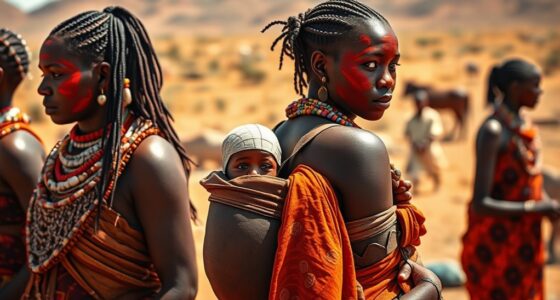 himba baby carrying customs