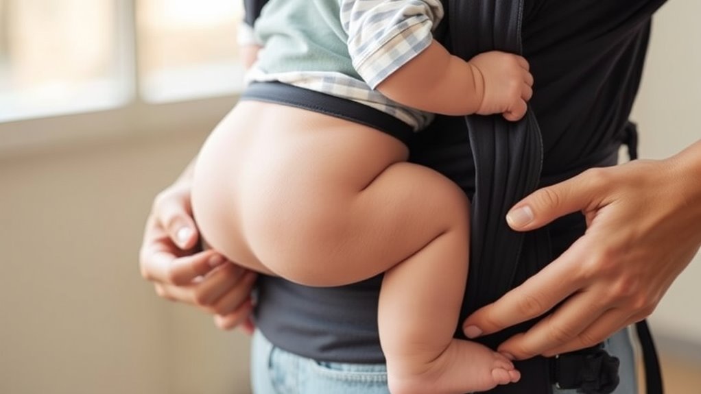 hip healthy ergonomic babywearing