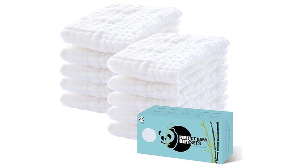hiphop panda burp cloths