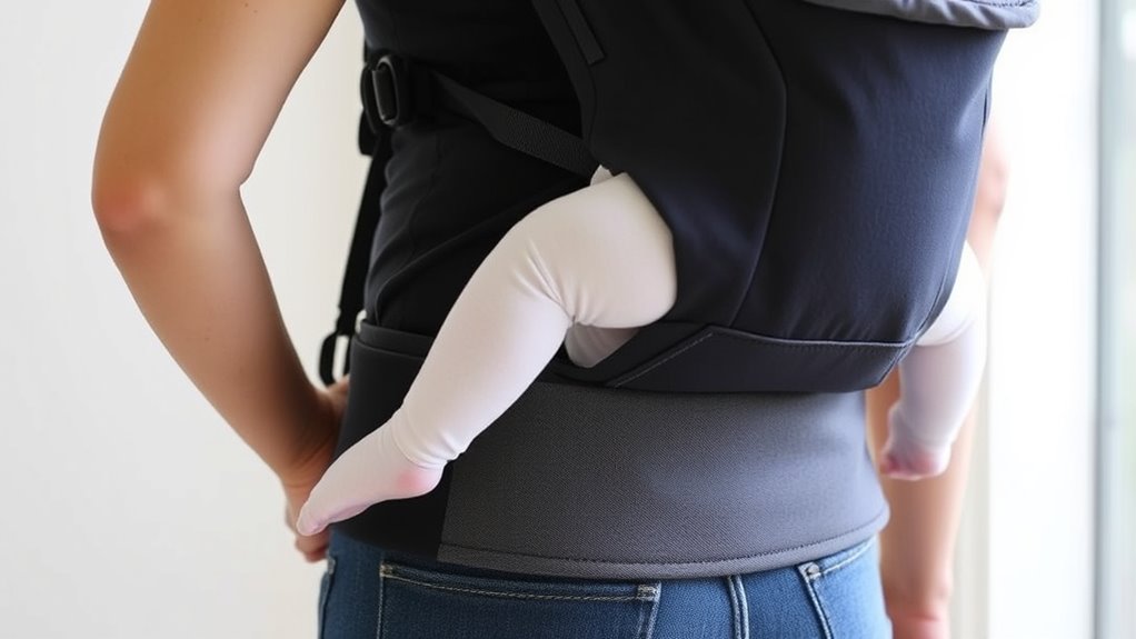 incorrect baby hip positioning
