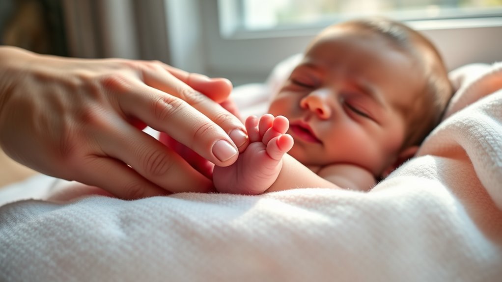 infant massage promotes health and bonding