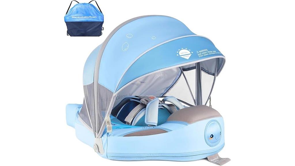infant pool float canopy