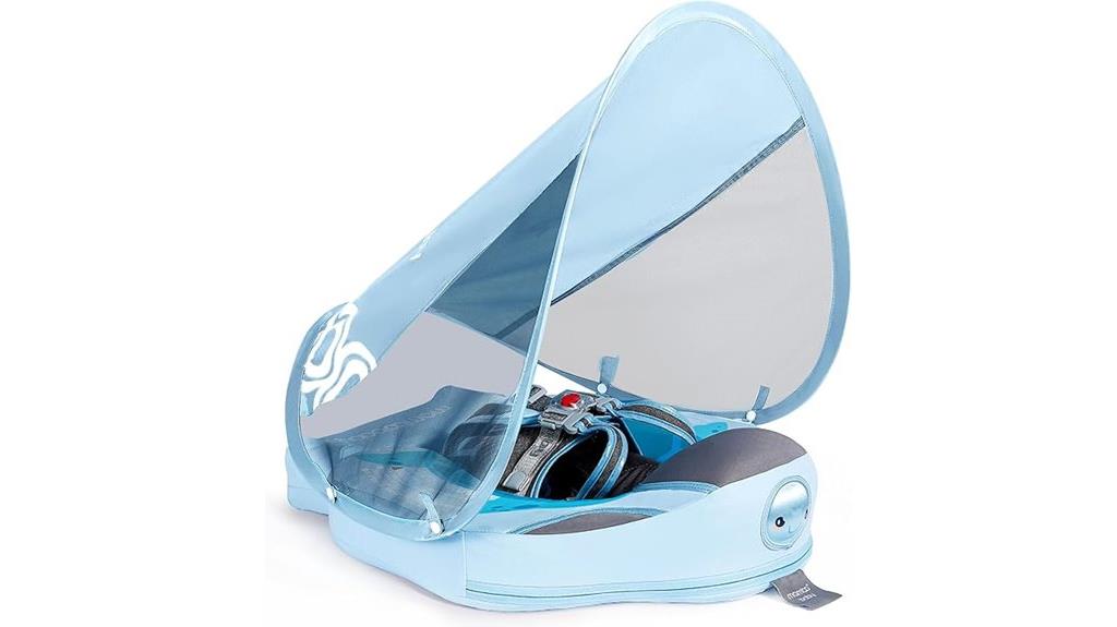 infant pool float with sunshade