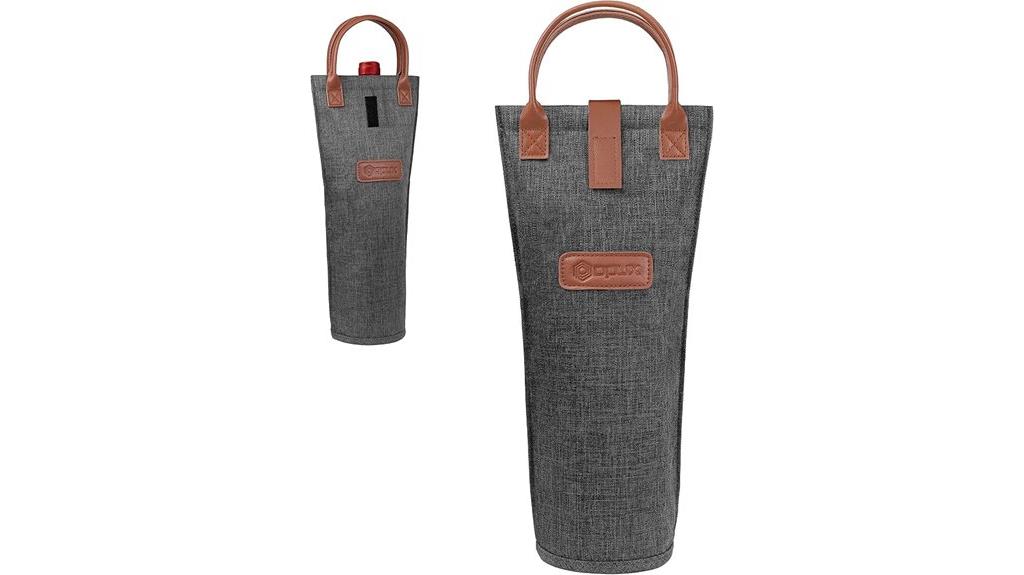 insulated one bottle carrier