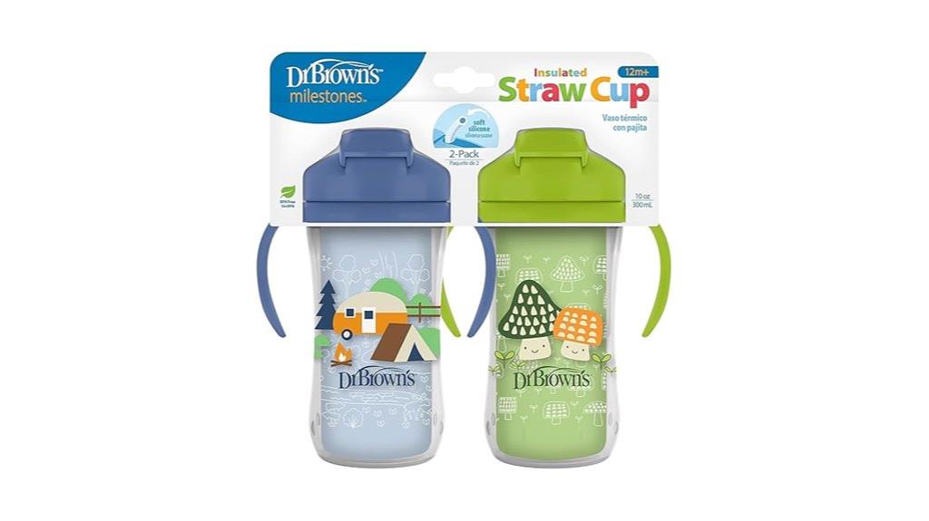 insulated sippy cup set