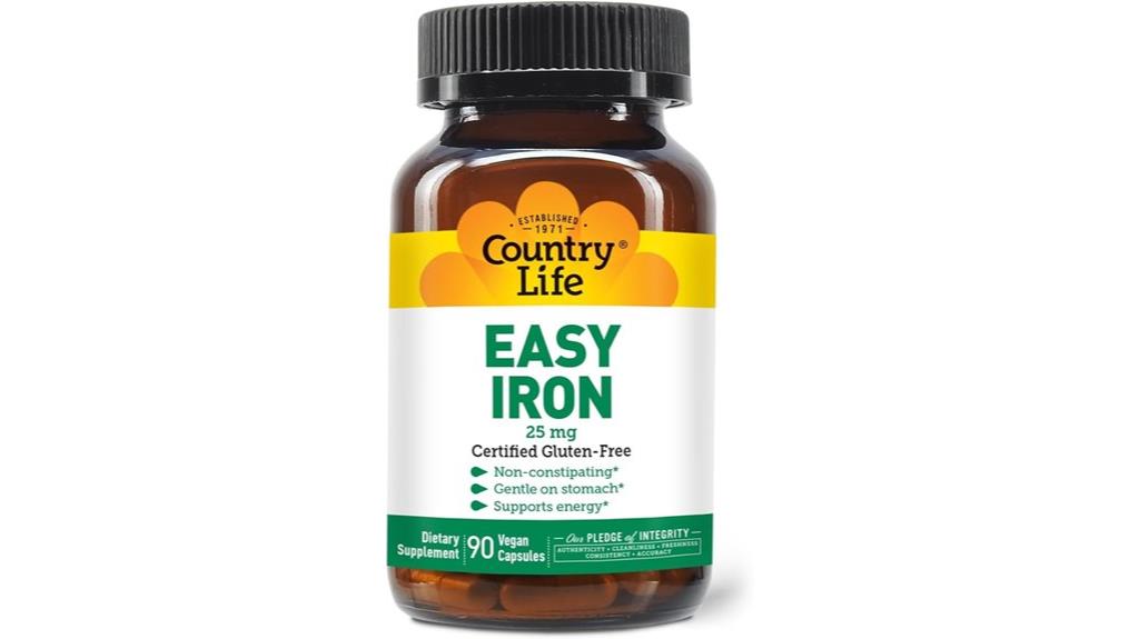 iron capsules for country life