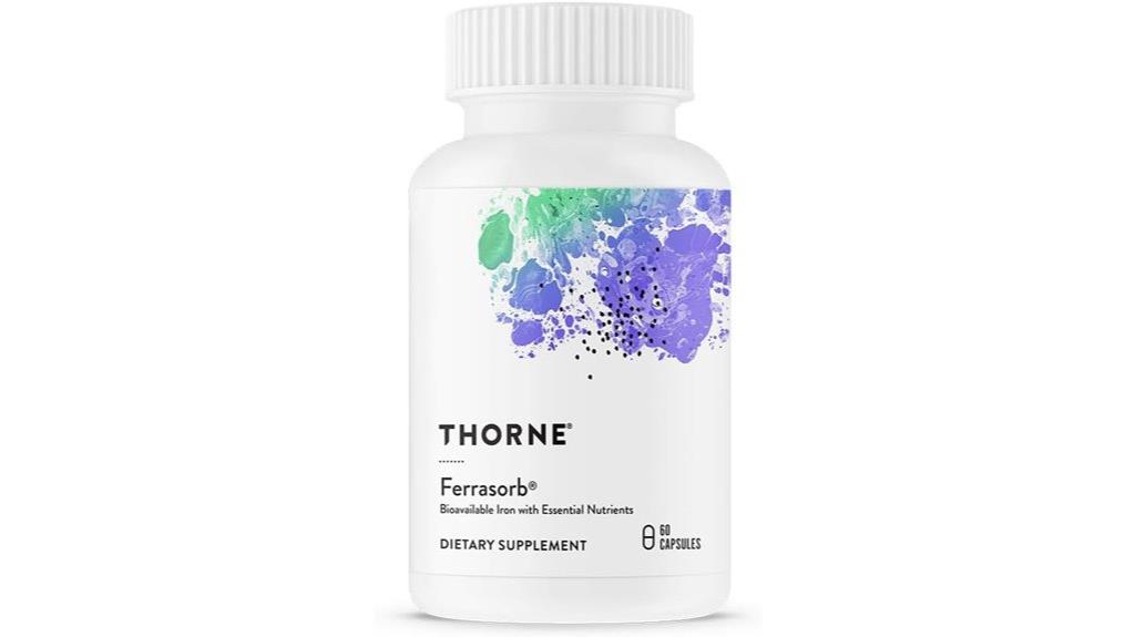 iron supplement capsules pack