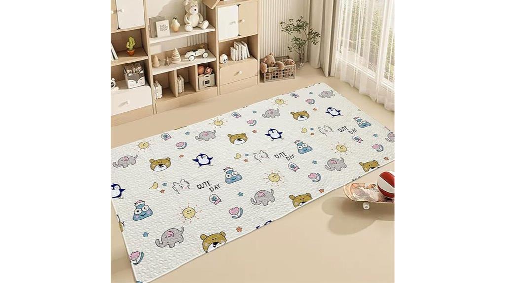 kids cotton play rug