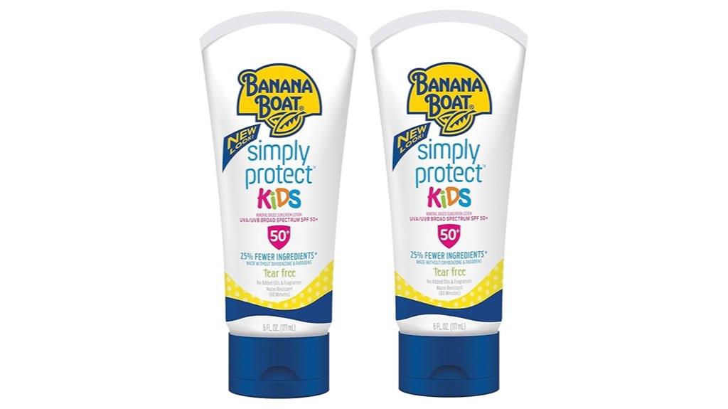 kids spf 50 sunblock twin