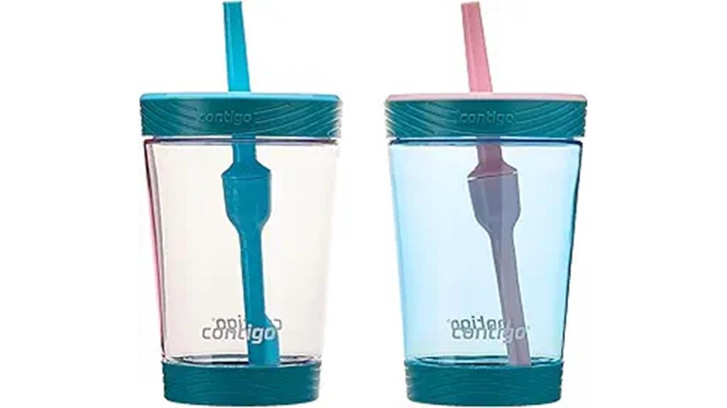 kids spill proof tumbler pack
