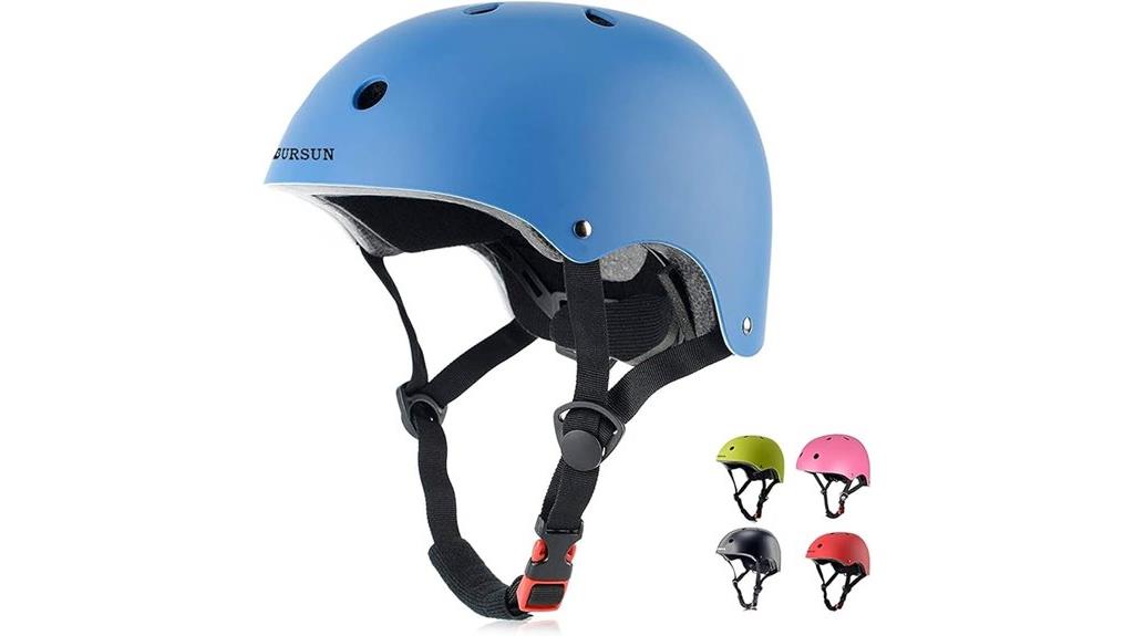 kids ventilated adjustable helmet