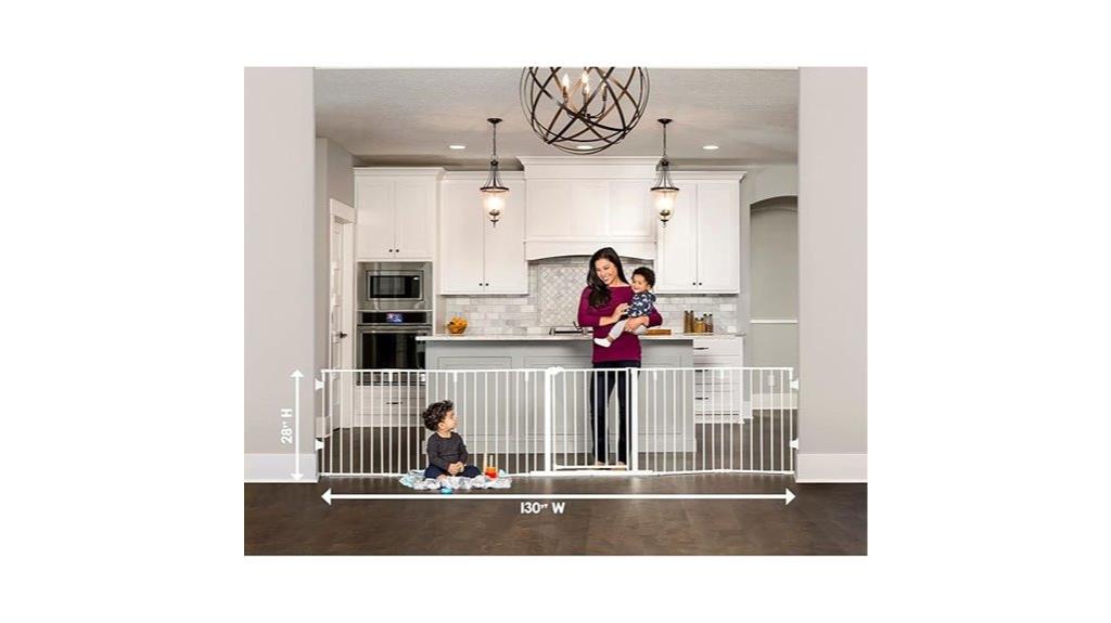 large adjustable baby gate