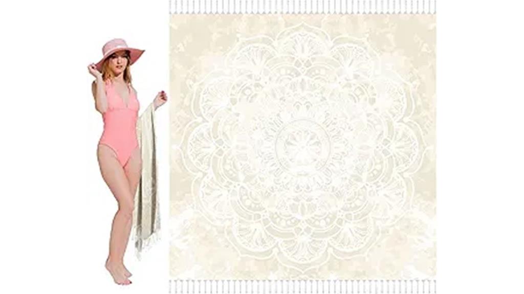 large cotton beach towel