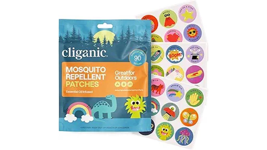 large pack of mosquito stickers