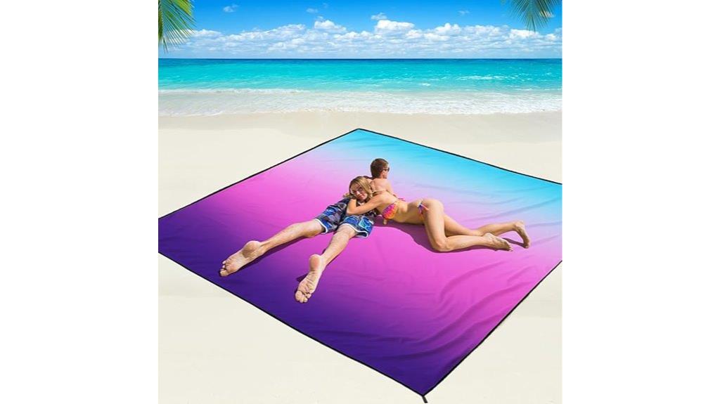 large waterproof beach mat