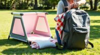 lightweight travel crib options