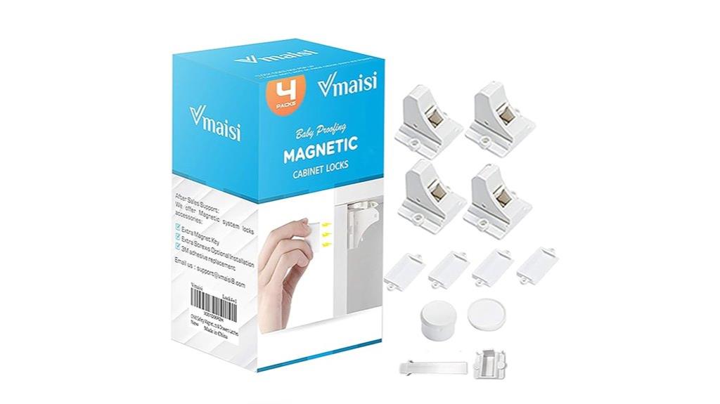 magnetic cabinet lock set