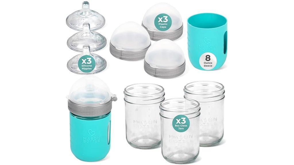 mason bottle baby gift