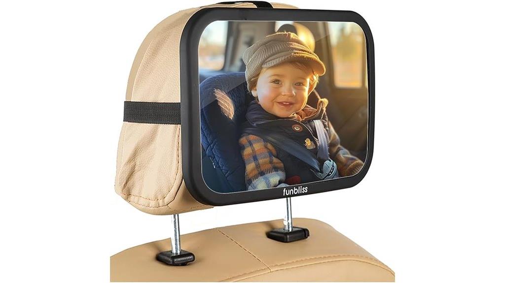 matte finish baby mirror