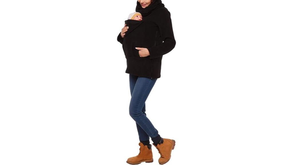 mom and baby carrier sweatshirt