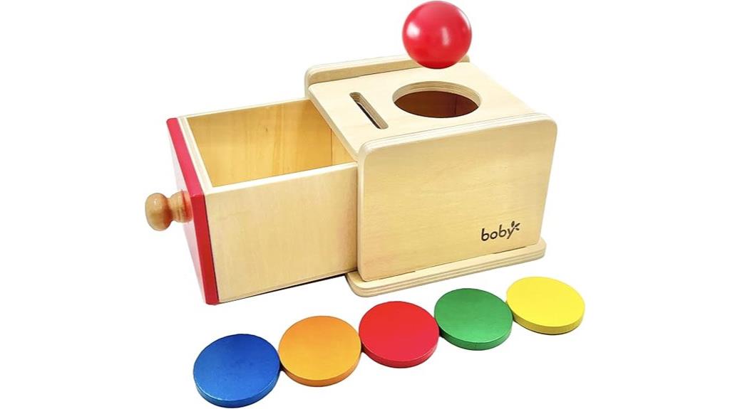 montessori coin ball drop
