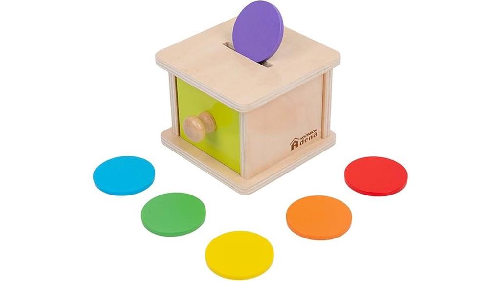 montessori coin box toys