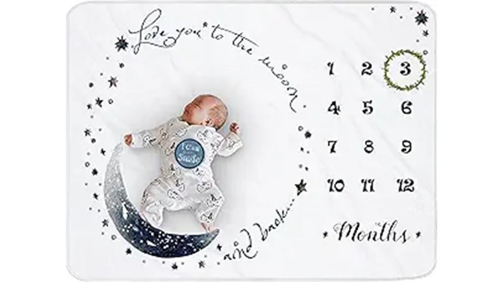 monthly milestone blanket