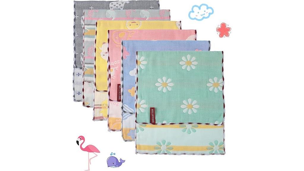 muslin baby burp cloths