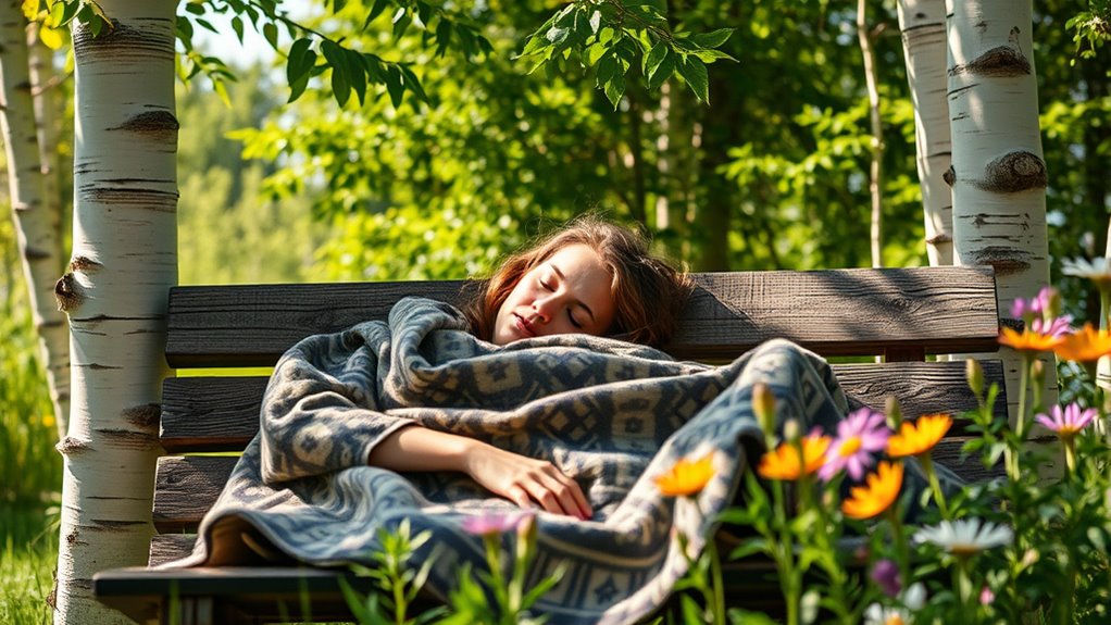 nature inspired outdoor naps