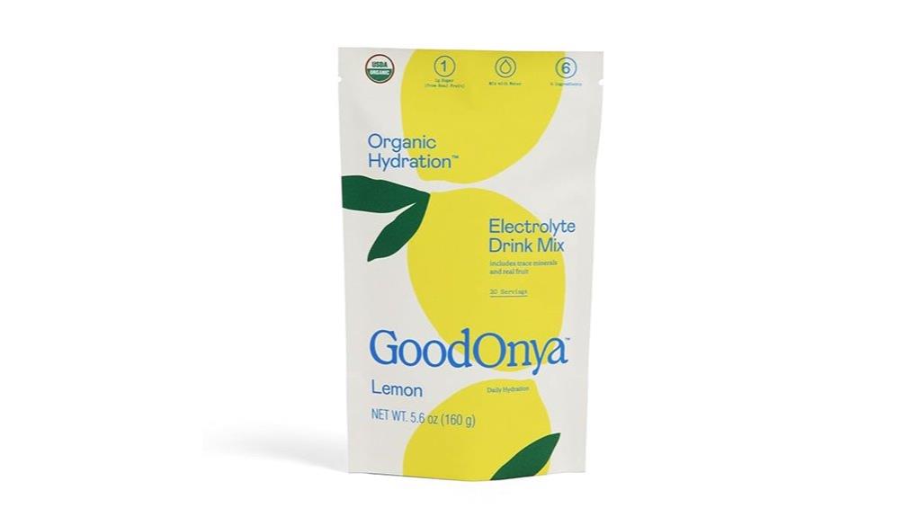organic hydration electrolyte mix